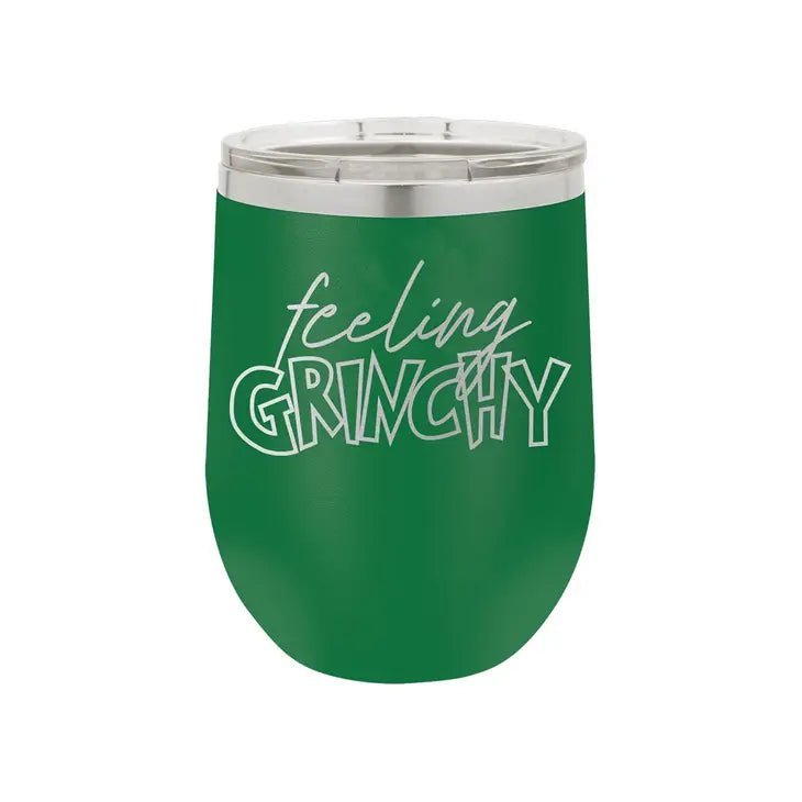 Viv & Lou Viv & Lou Feeling Grinchy Insulated Tumbler 12oz | CeCe's Home & Gifts