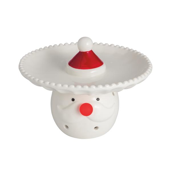 Mud Pie Santa Light-Up Candy Tidbit Pedestal