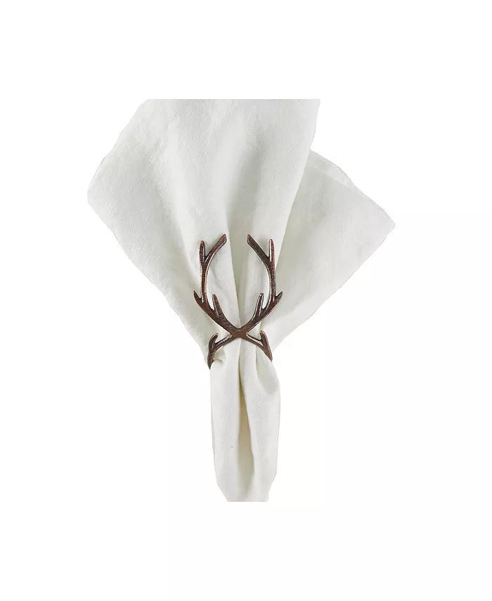 Tableau Antler Bronze Napkin Rings