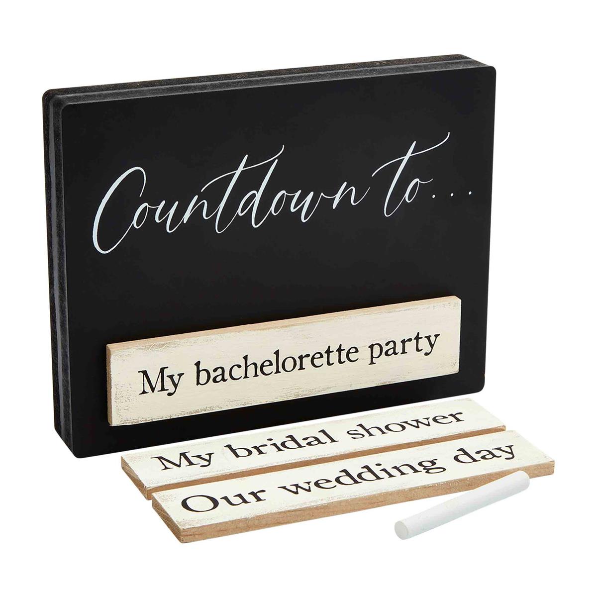 Mud Pie Wedding Countdown Block Set