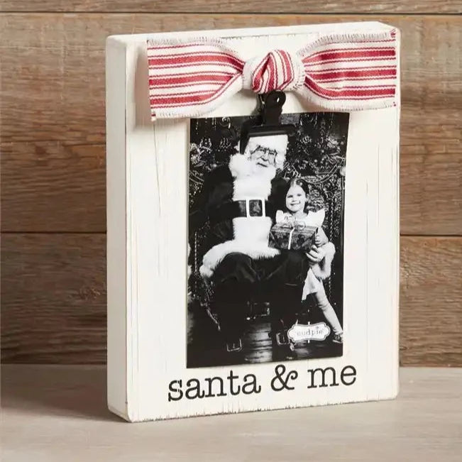 Mud Pie Santa and Me Picture Frame
