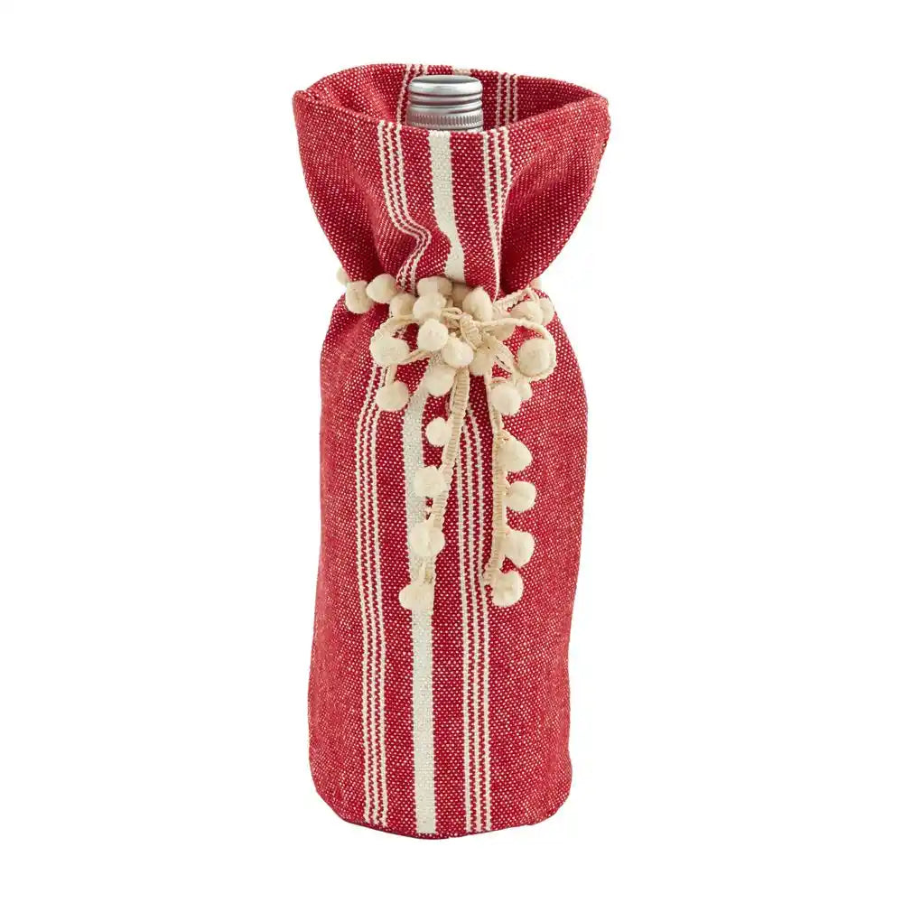 Mud Pie Christmas Wine Bag
