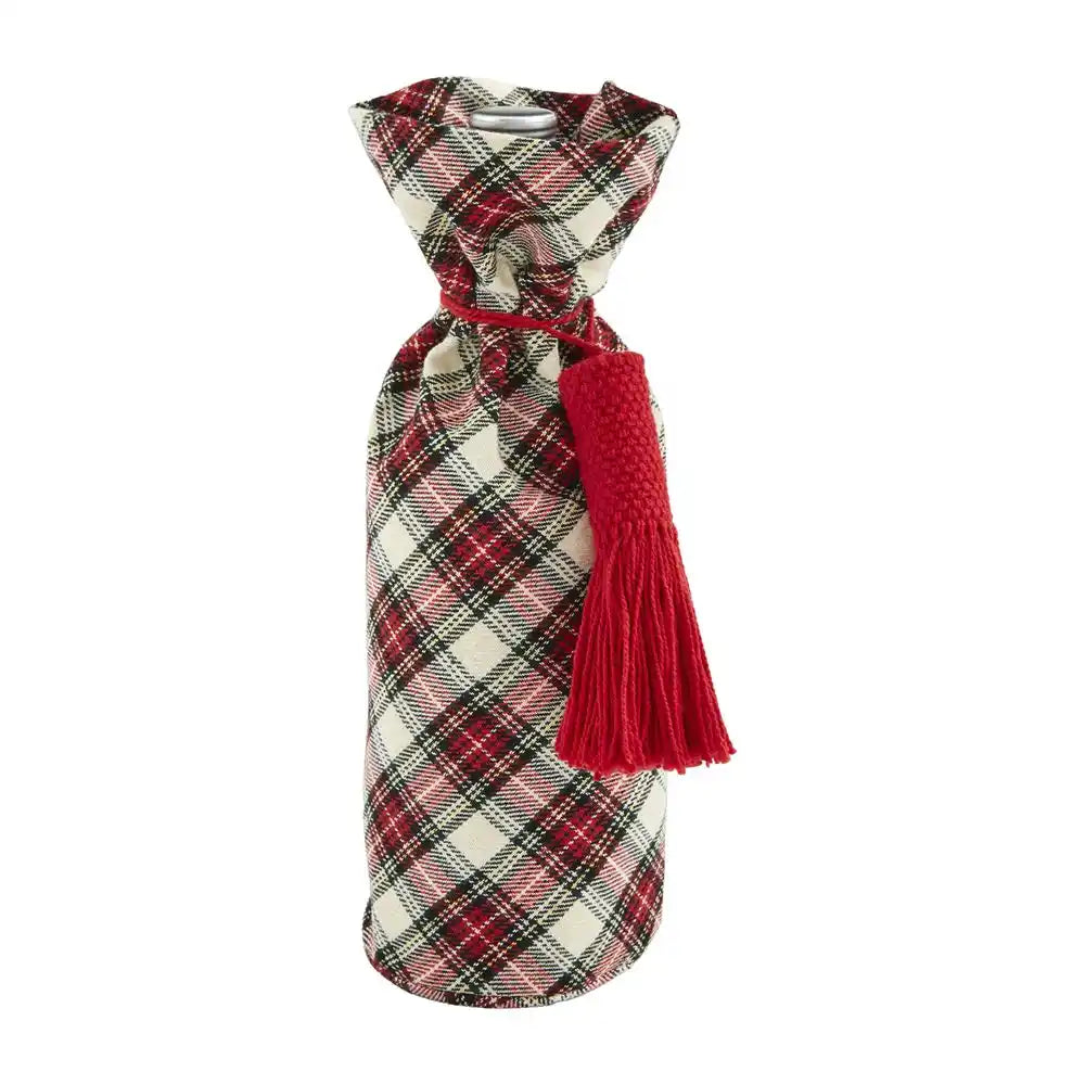 Mud Pie Christmas Wine Bag