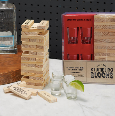 Two's Co Stumbling Blocks Game Set