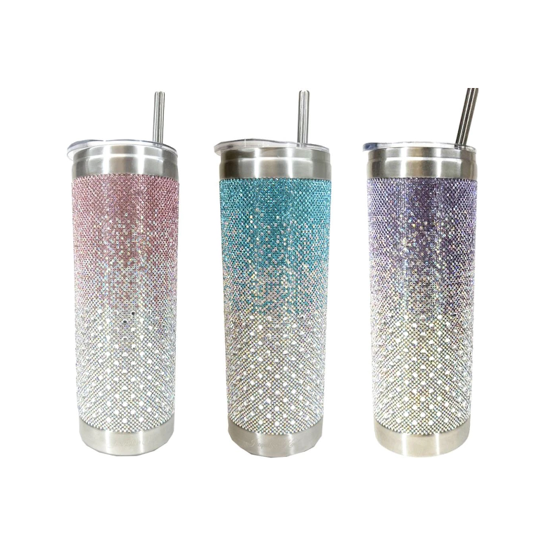 JK Crystal Cupcake Insultated Tumblers - 3 Colors