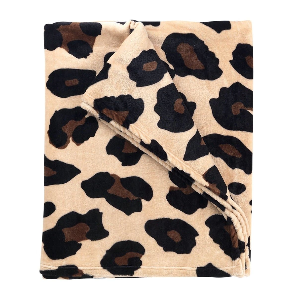 Monogrammed Plush Throw, Cozy Blanket, Fuzzy Fleece Blanket, Viv & Lou Throw, Monogrammed Blanket, Personalized Gift, Leopard Print - CeCe's Home & Gifts