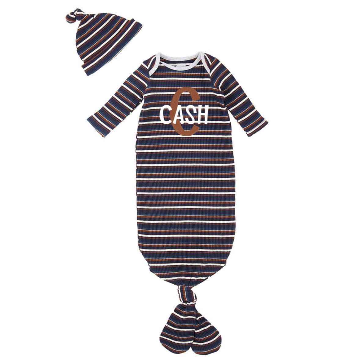 Mud Pie Blue Stripe Take Me Home Set - CeCe's Home & Gifts