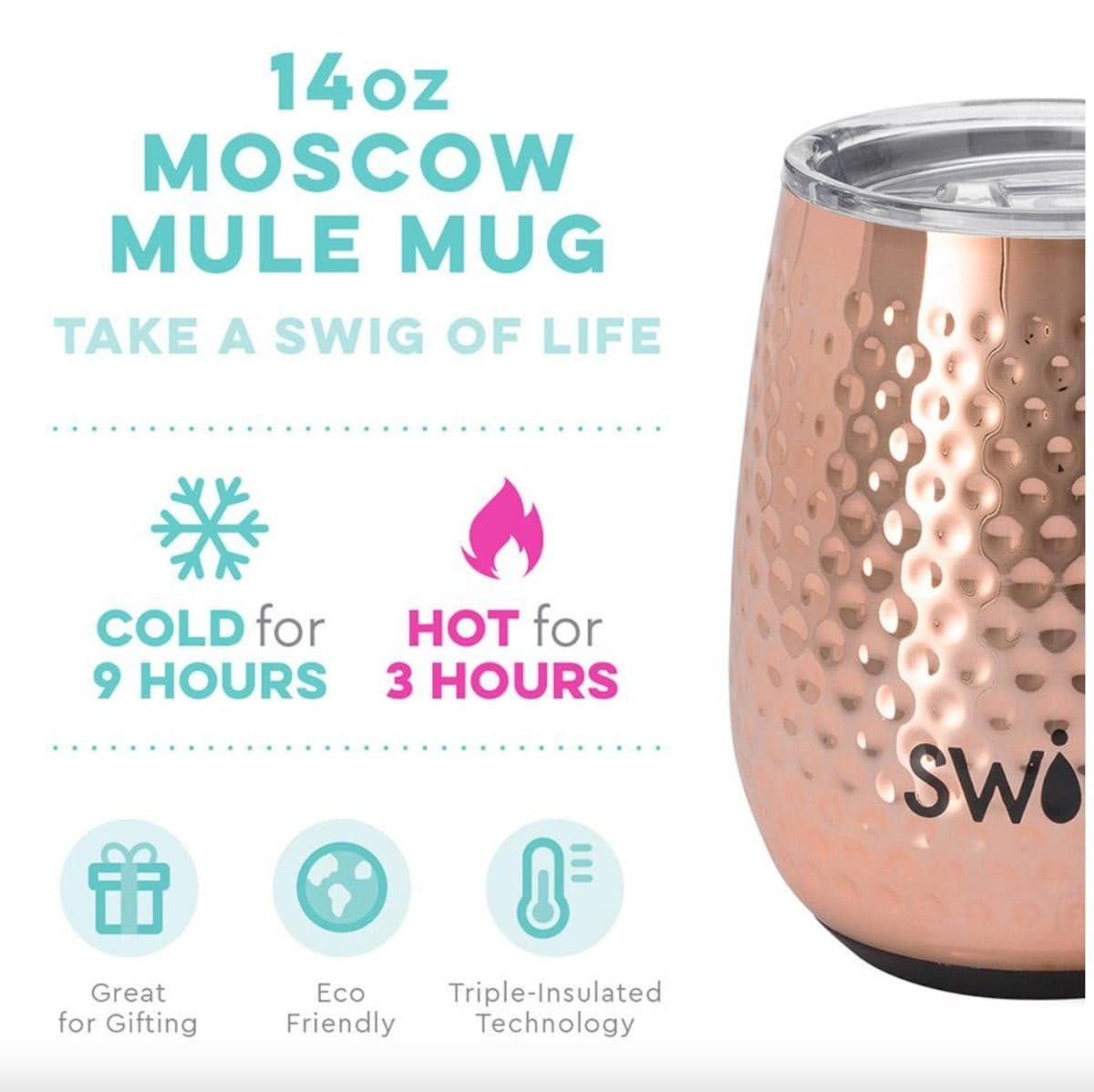 SWIG Cocktail Club Moscow Mule Mug - CeCe's Home & Gifts