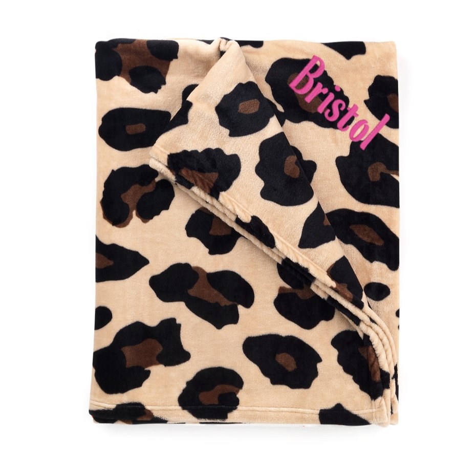 Viv & Lou Leopared Cozy Plush Blanket | Shop CeCe's Home & Gifts - CeCe's Home & Gifts