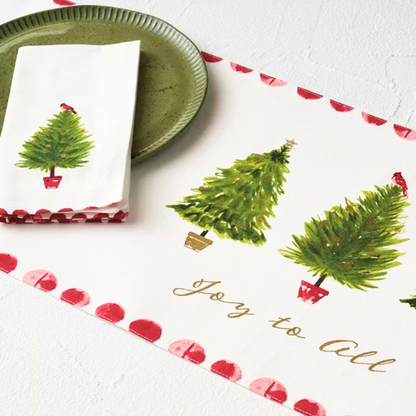 Holiday Tree Table Runner