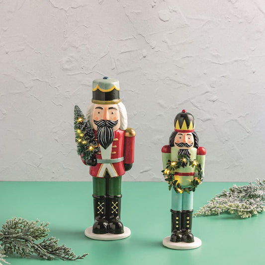 Mud Pie Light-Up Nutcracker Sitter - 2 Sizes