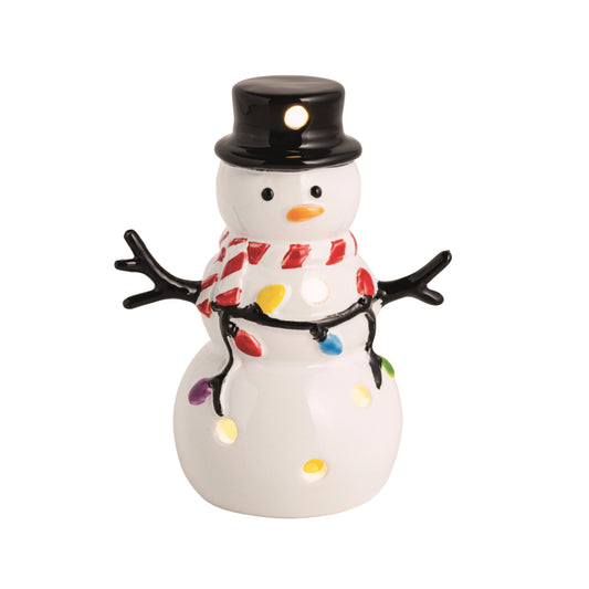 Mud Pie Snowman Light-Up Sitter