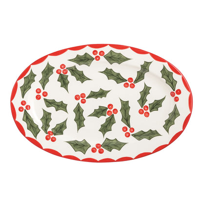 Mud Pie Holly Platter