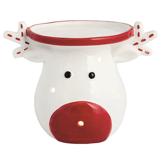 Mud Pie Reindeer Light-Up Pillar Holder