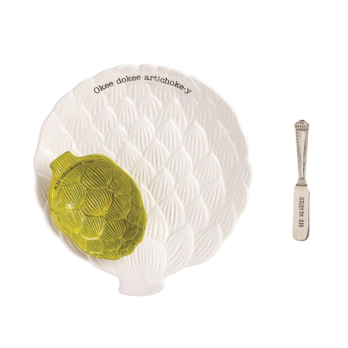 Mud Pie Artichoke Chip & Dip Set