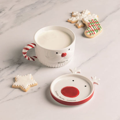 Mud Pie Cookies For Santa Mug Set