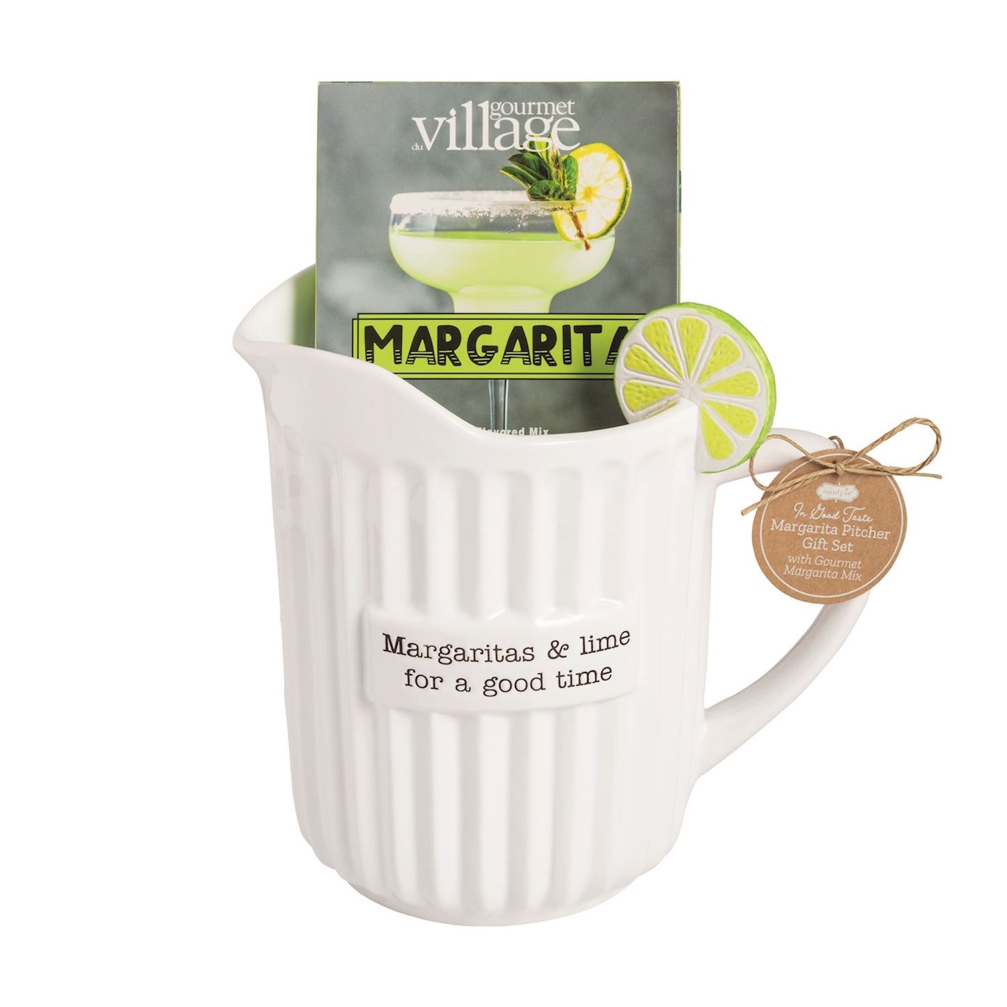 Mud Pie Margarita Pitcher Gift Set