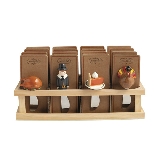 Mud Pie Thanksgiving Spreaders - 4 Styles