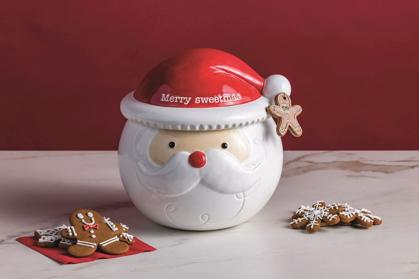 Mud Pie Musical Santa Cookie Jar