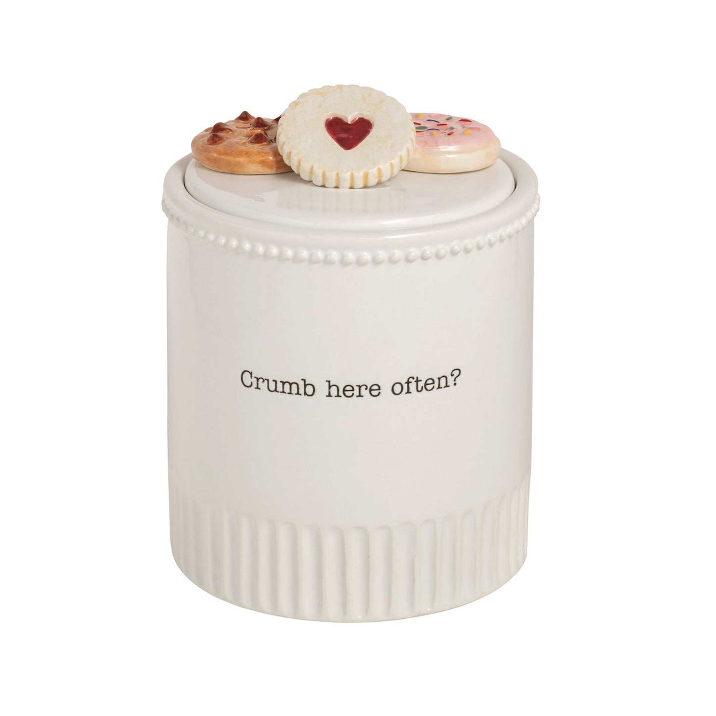 Mud Pie "Crumb Here Often" Circa Cookie Jar