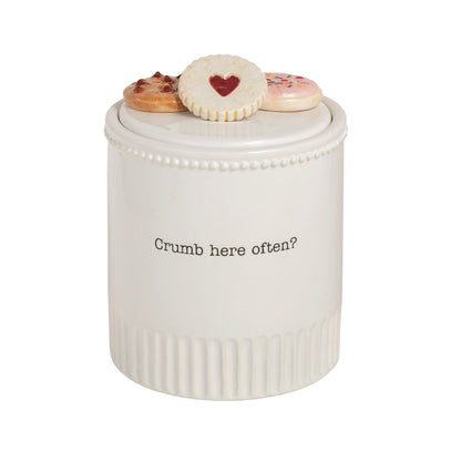 Mud Pie "Crumb Here Often" Circa Cookie Jar