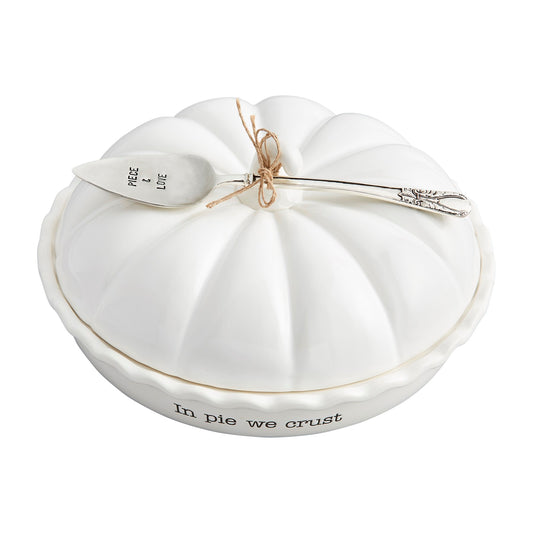 Mud Pie Pumpkin Pie Dish Set