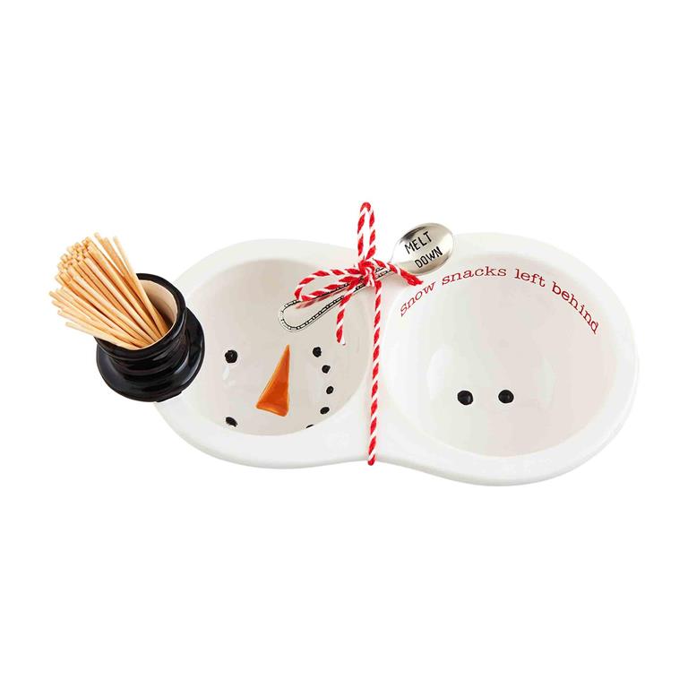 Circa Christmas Mixing Bowl with Spatula Set by Mudpie