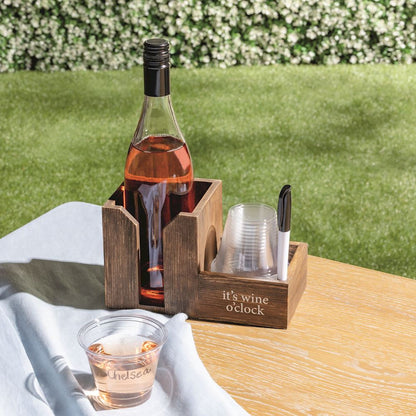 Mud Pie Wine Bottle Disposable Cups