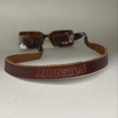 Genuine Leather Sunglass Strap