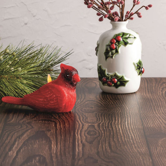 Mud Pie Cardinal Flameless Candle