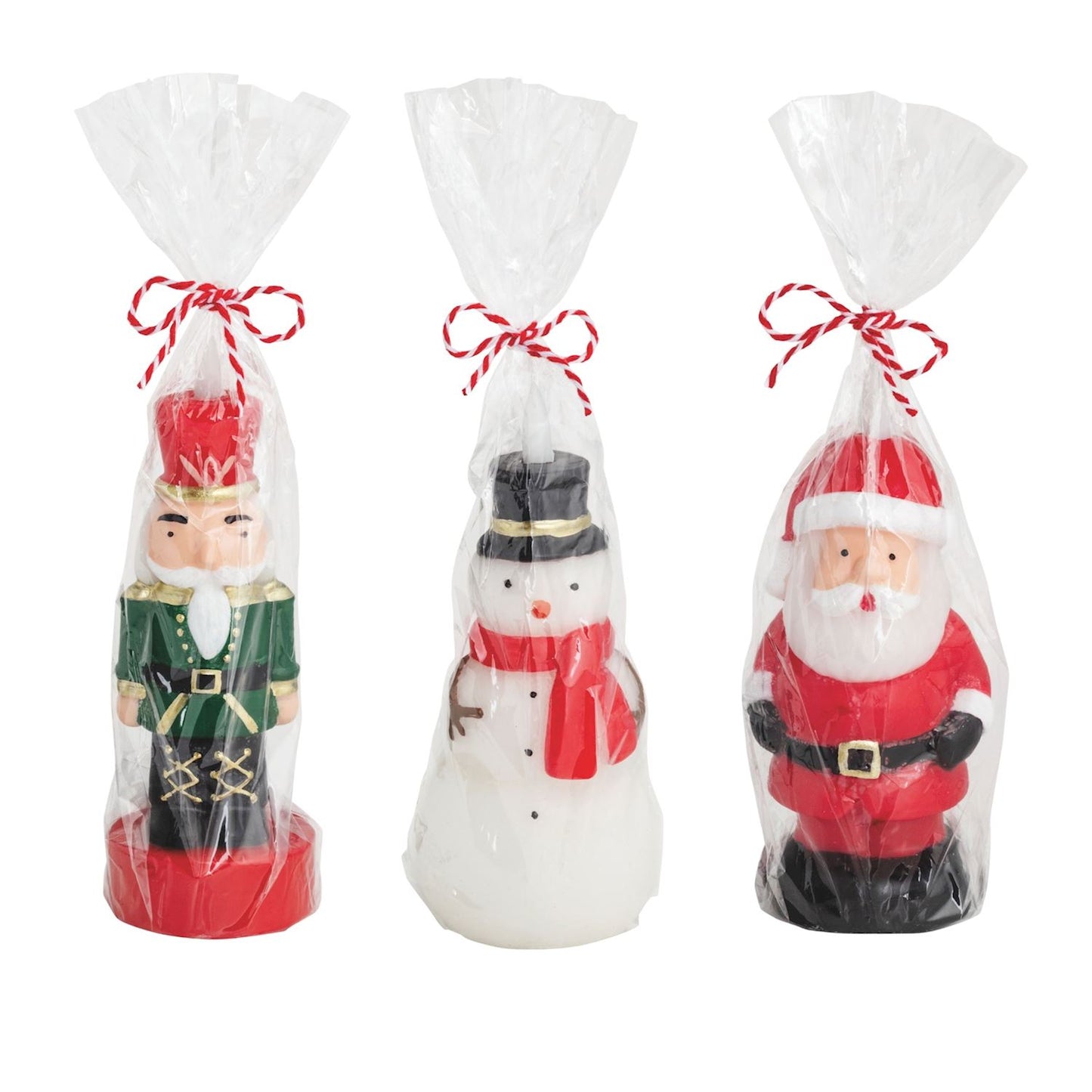 Mud Pie Christmas Figural Flameless Candle - 3 Styles