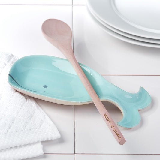 "Might as Whale"  Spoon Rest Set