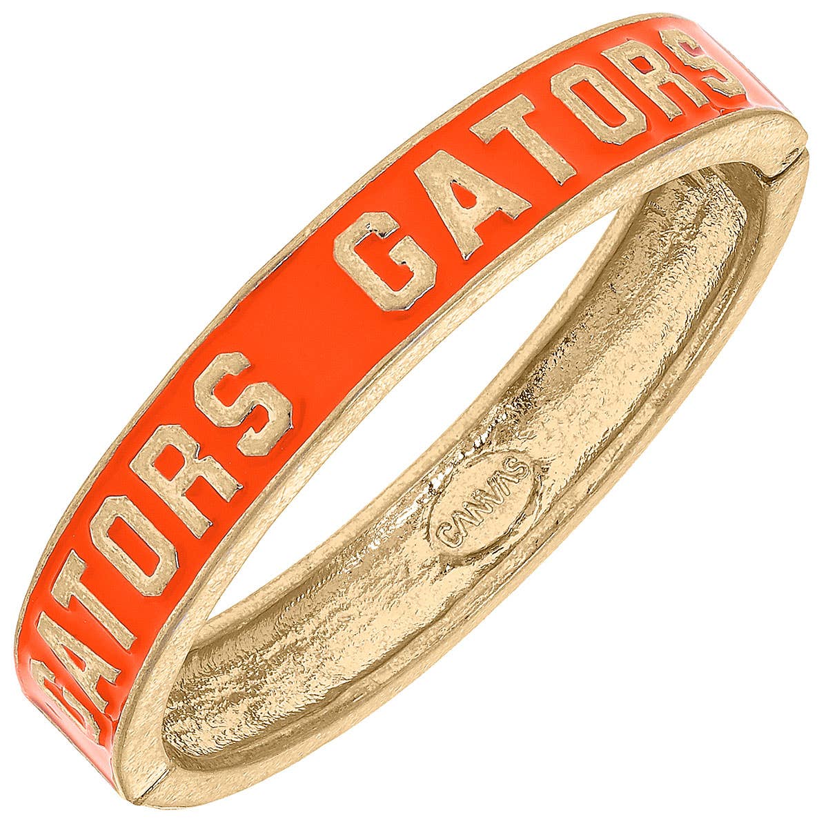 Florida Gators Blue Enamel Logo Hinge Bangle
