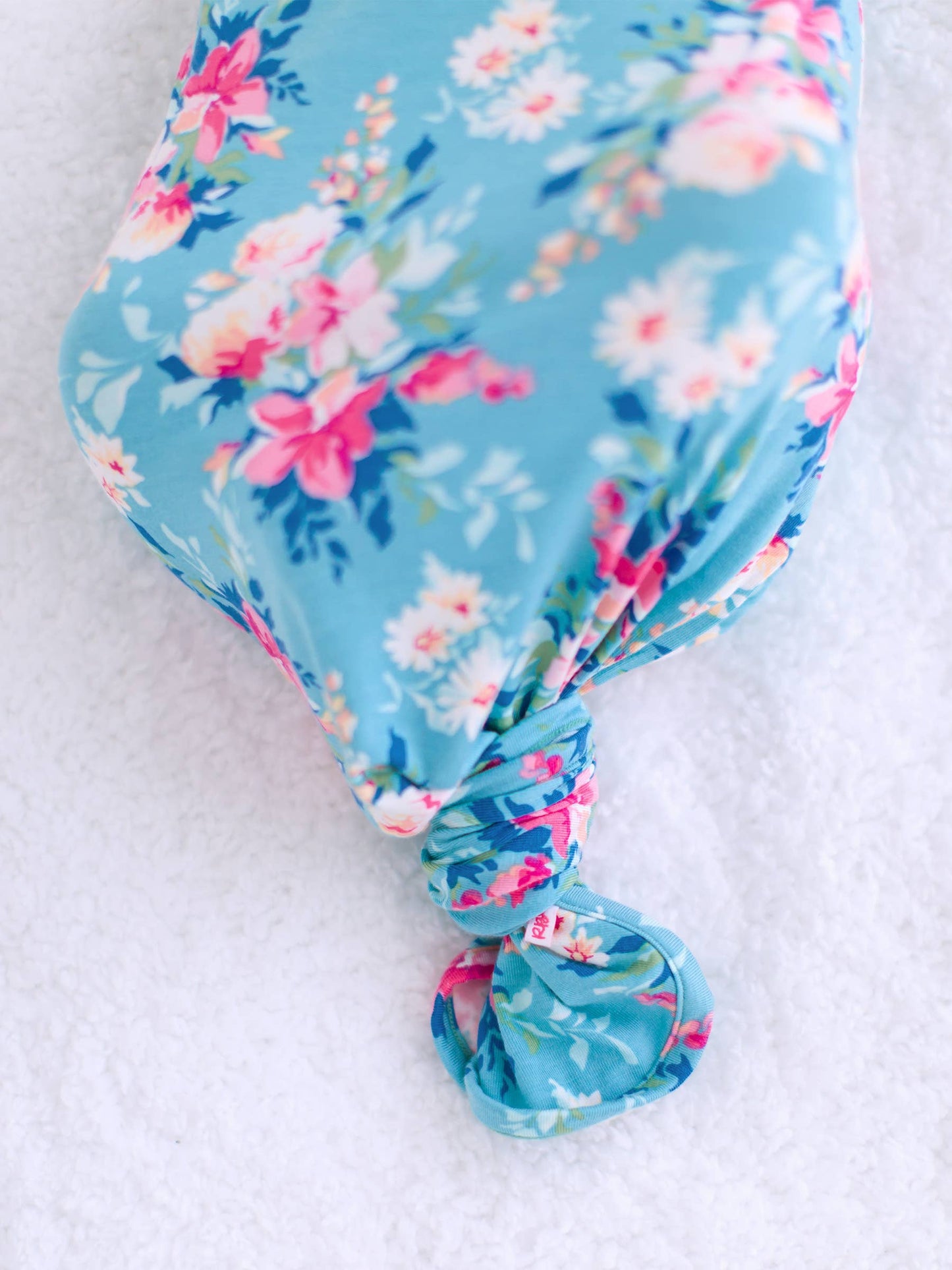 Baby Girl "Fancy Me Floral" Bamboo Knotted Gift Set