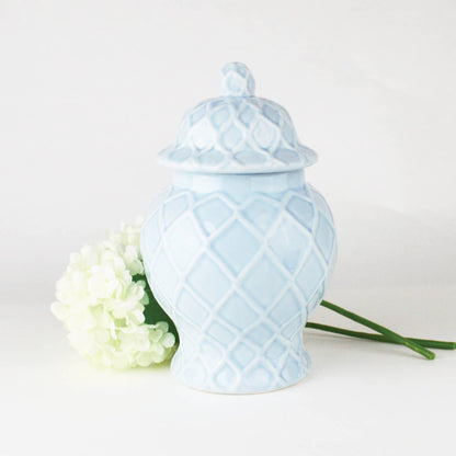 8 Oak Lane Light Blue Ginger Jar - 2 Sizes