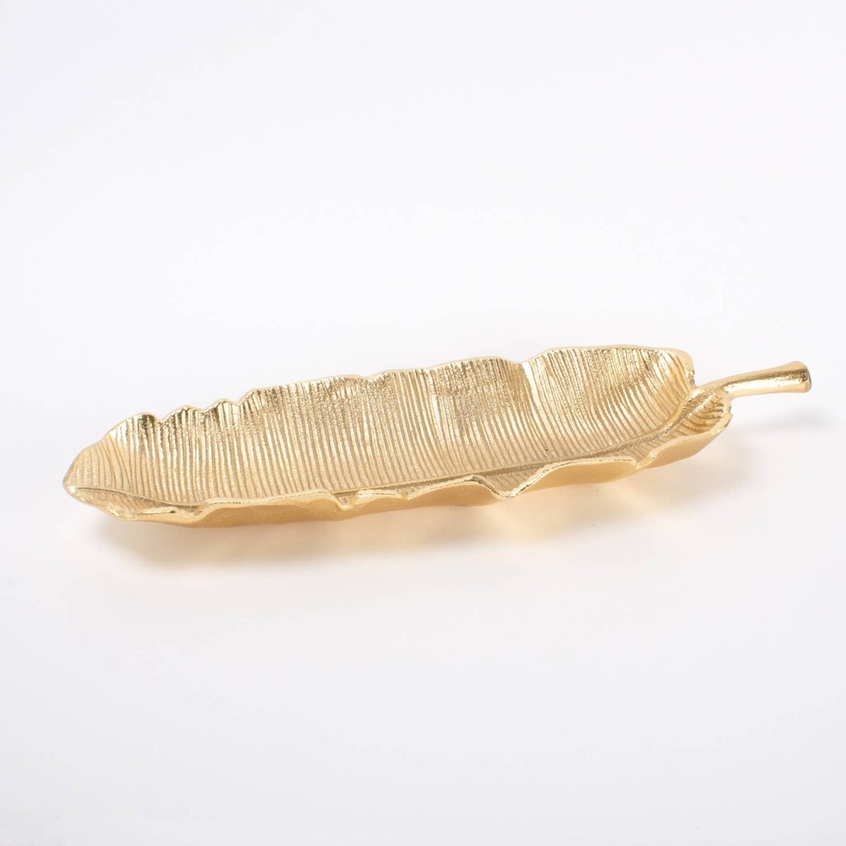 8 Oak Lane 8 Oak Lane Gold Banana Leaf Decorative Tray | CeCe's Home & Gifts