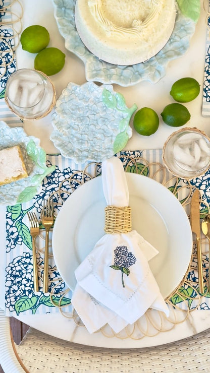 8 Oak Lane 8 Oak Lane - Hydrangea Serving Platter | CeCe's Home & Gifts