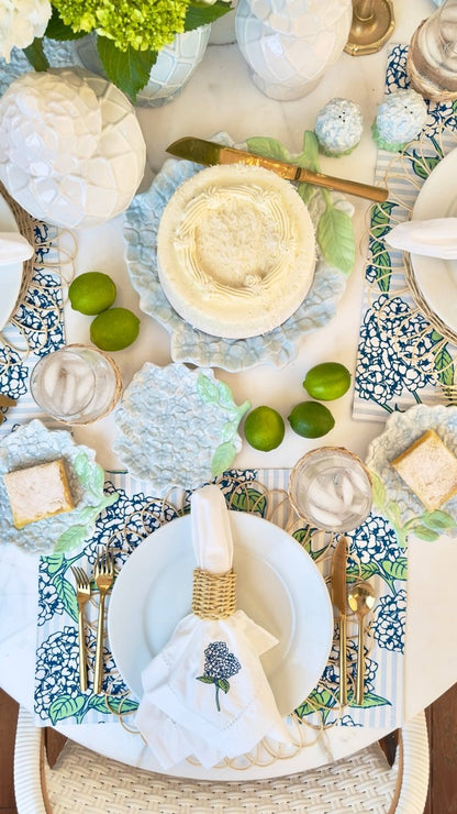 8 Oak Lane 8 Oak Lane - Hydrangea Serving Platter | CeCe's Home & Gifts
