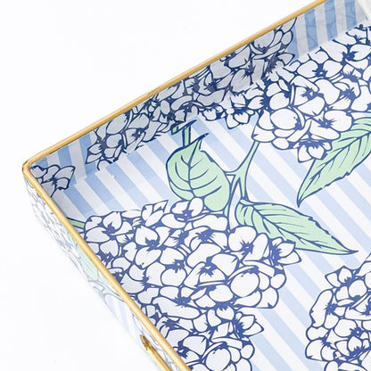 8 Oak Lane 8 Oak Lane - Hydrangea Stem Square Tray | CeCe's Home & Gifts