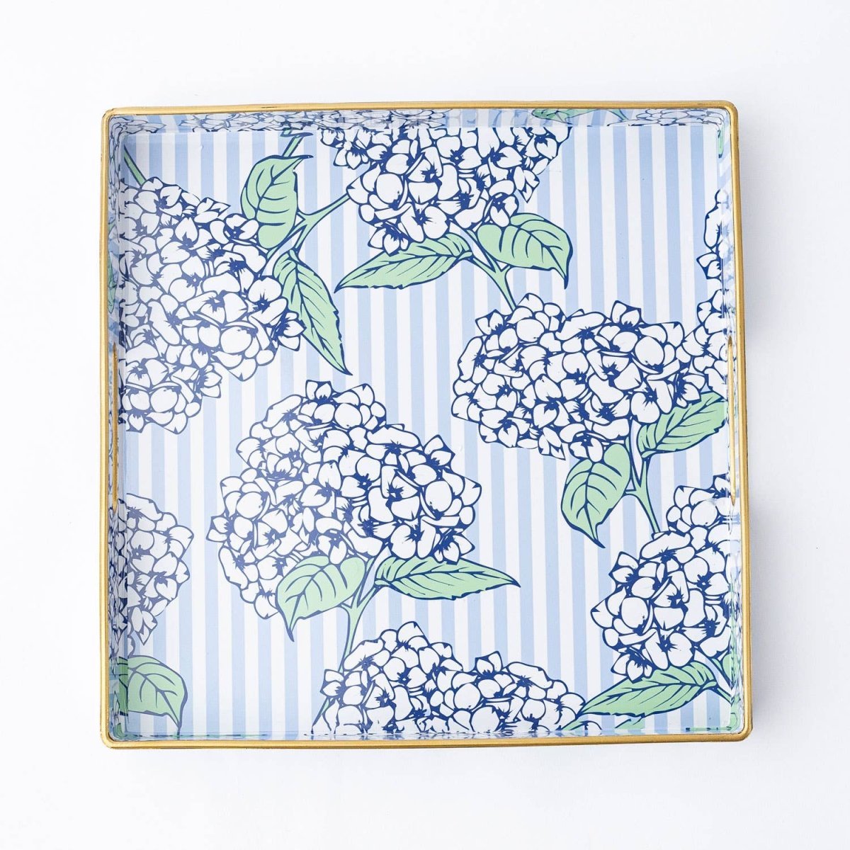 8 Oak Lane 8 Oak Lane - Hydrangea Stem Square Tray | CeCe's Home & Gifts