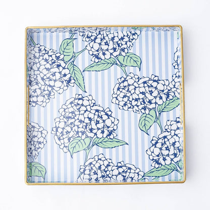 8 Oak Lane 8 Oak Lane - Hydrangea Stem Square Tray | CeCe's Home & Gifts