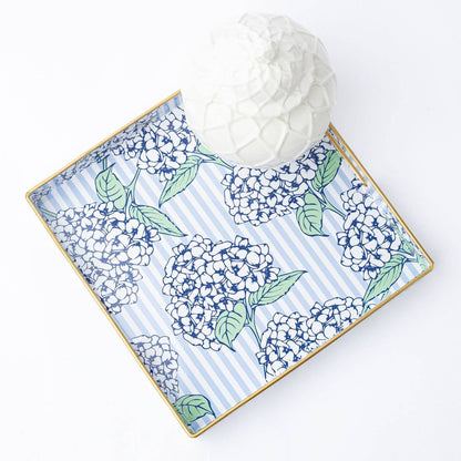 8 Oak Lane 8 Oak Lane - Hydrangea Stem Square Tray | CeCe's Home & Gifts