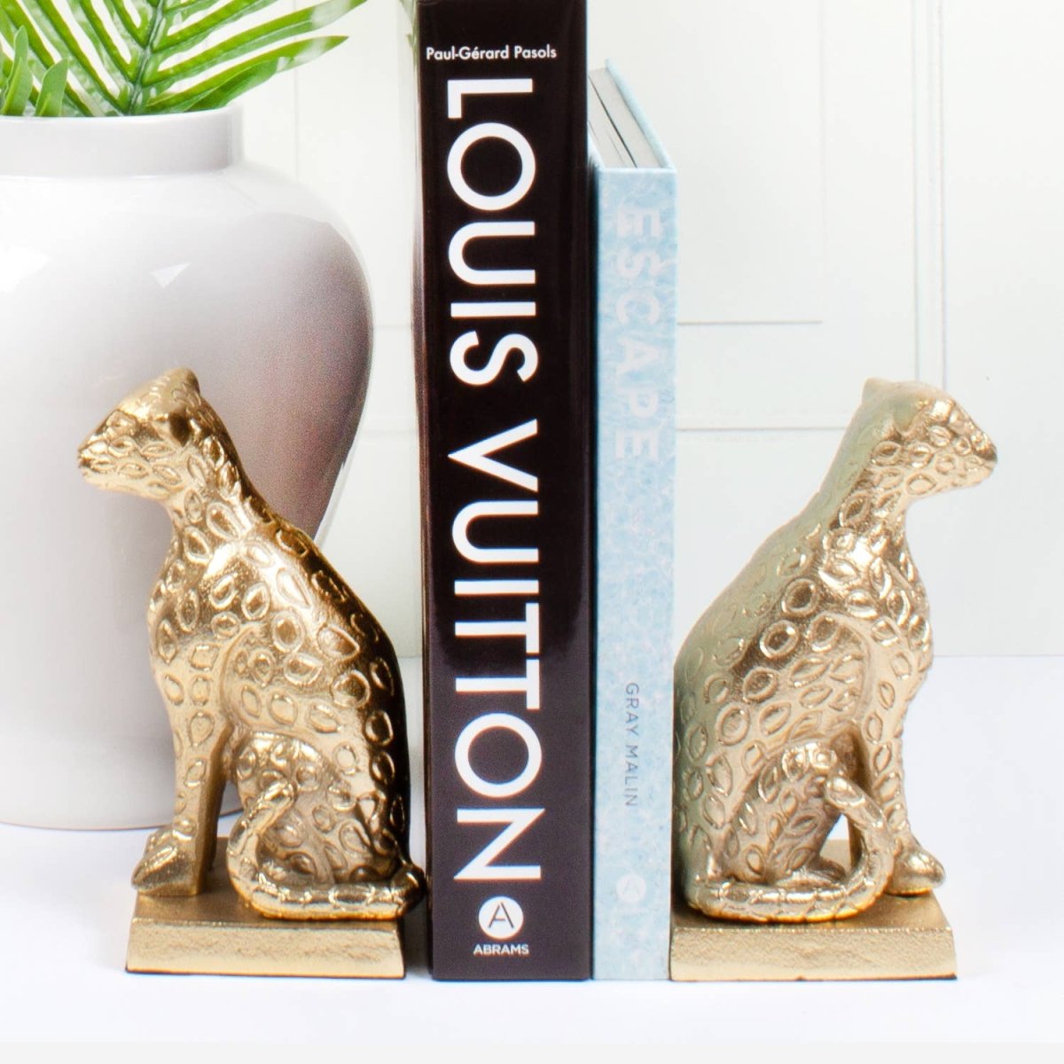 8 Oak Lane - Leopard Bookend Set - CeCe's Home & Gifts