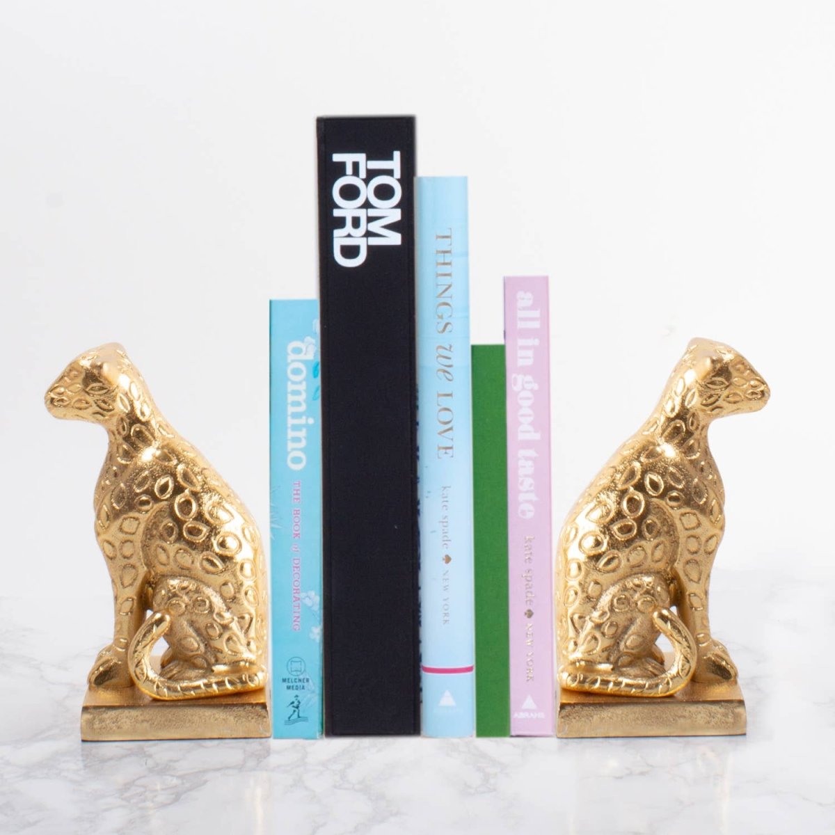 8 Oak Lane - Leopard Bookend Set - CeCe's Home & Gifts