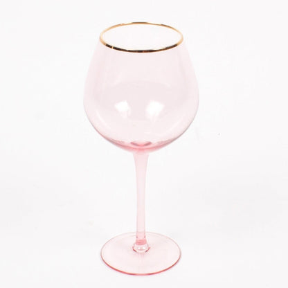 8 Oak Lane 8 Oak Lane Light Pink Stemmed Glassware | CeCe's Home & Gifts