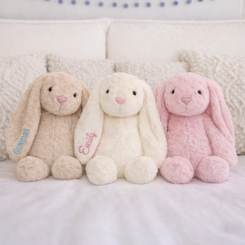 Monogrammed Plush Bunny - 16"