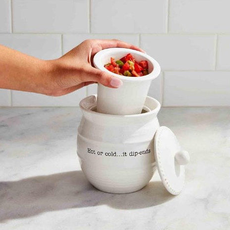 Mud Pie Warming and Cooling Dip Server