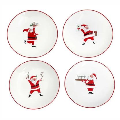 "Cocktails with Santa" Appetizer Plate Gift Set