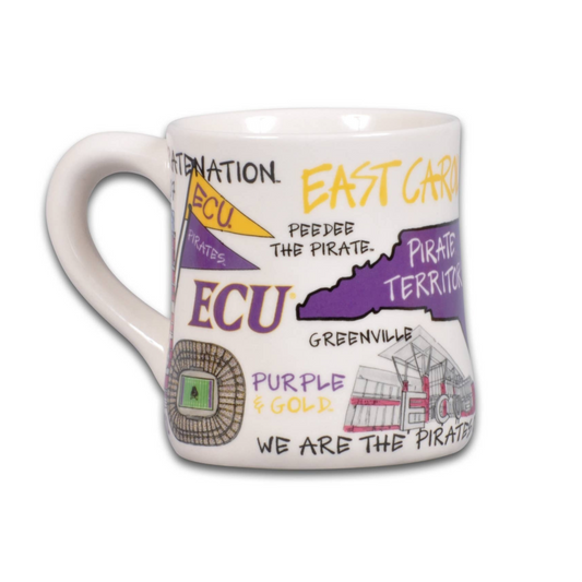 East Carolina Ceramic Icon Mug