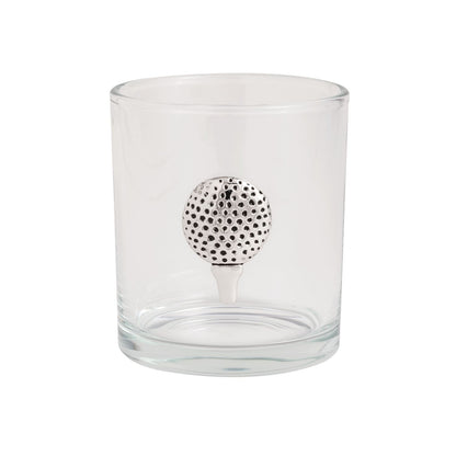 Mud Pie Golf Double Old Fashioned Glass
